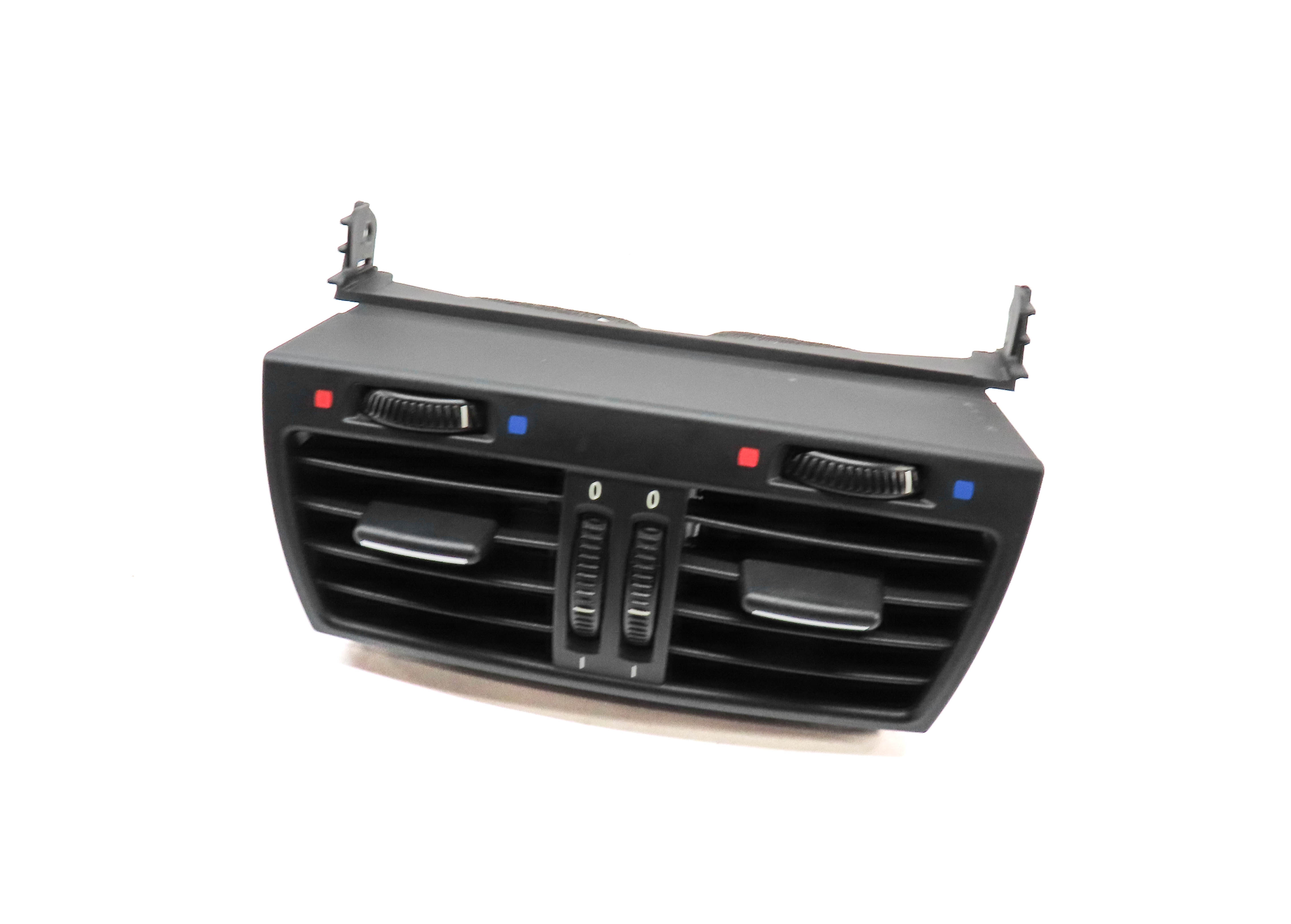 2013 BMW X5 (E70) REAR CENTER CONSOLE HEAT AIR AC HVAC DUAL VENT (BLACK) — exact item pictured